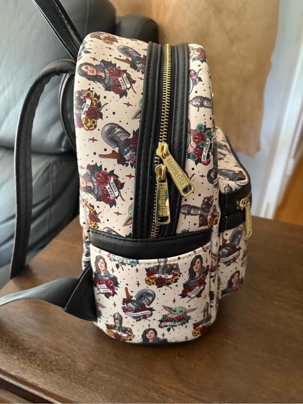 Loungefly Cream Star Wars Character Mini Backpack